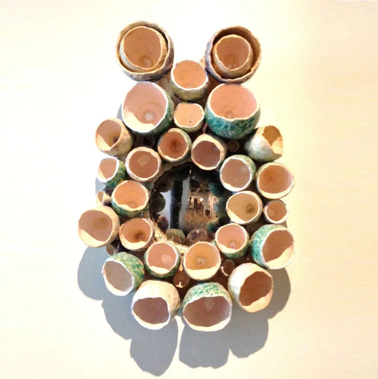 Pinch Pot Ceramic Mirror — Gerald Bland
